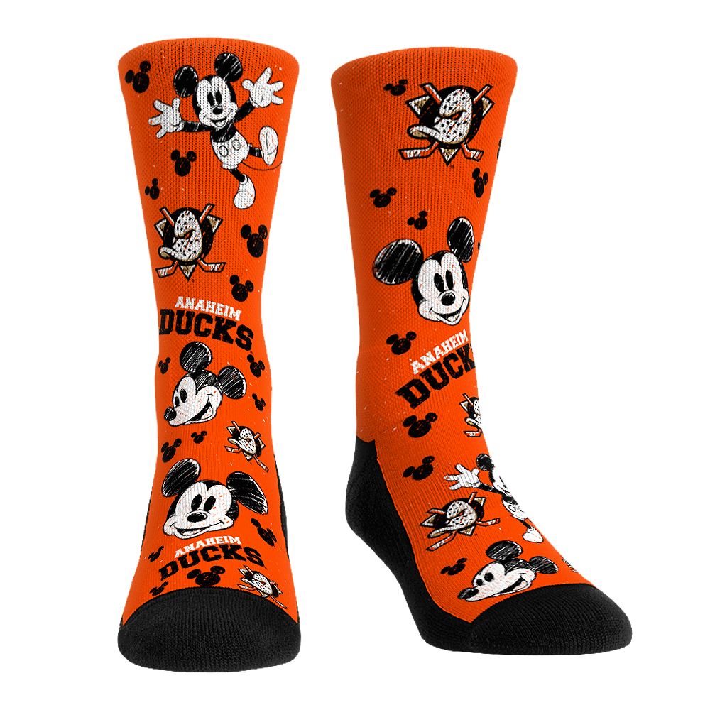 Anaheim Ducks - Disney - Mickey Sketch