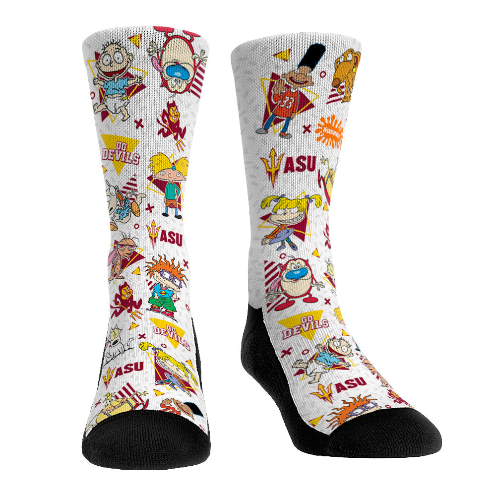 Arizona State Sun Devils  - 90's Nickelodeon Characters All-Over