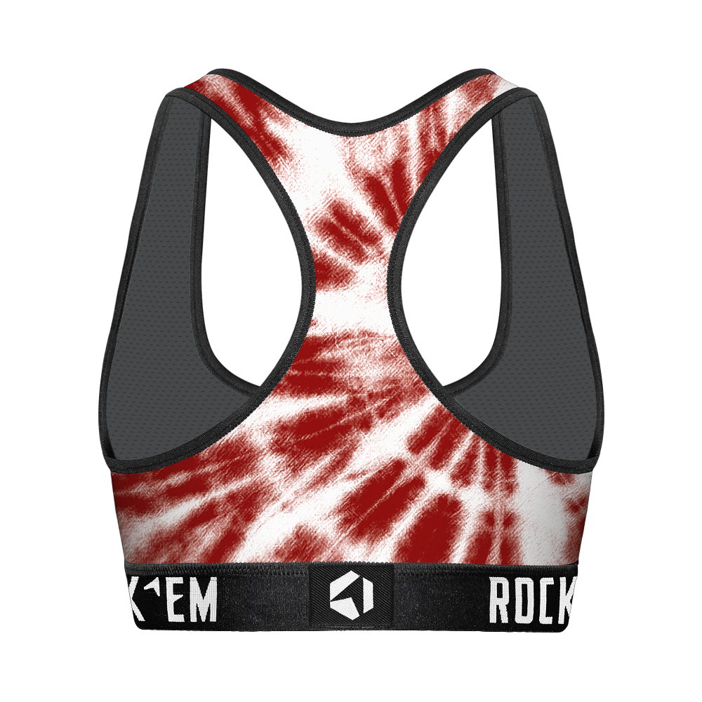 Women's Sports Bra - South Carolina Gamecocks - Team Tie Dye