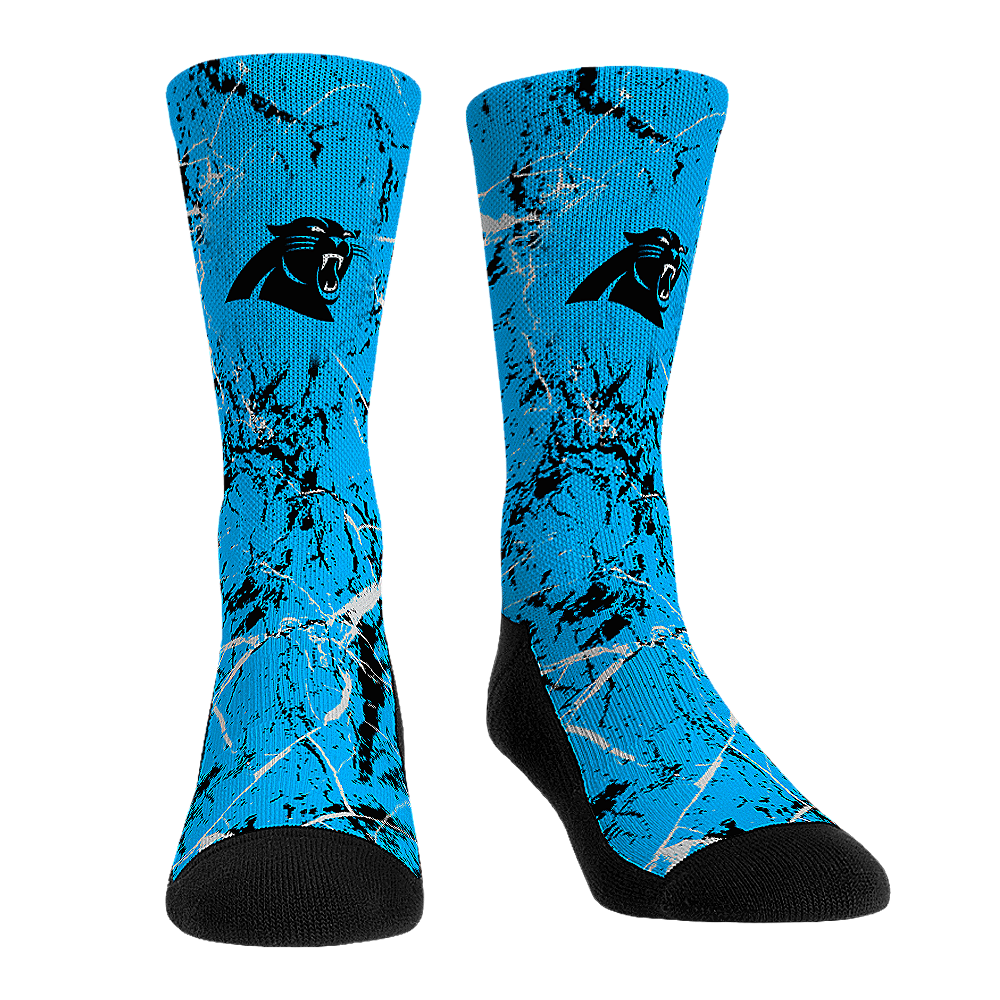 Carolina Panthers - Cracked Marble
