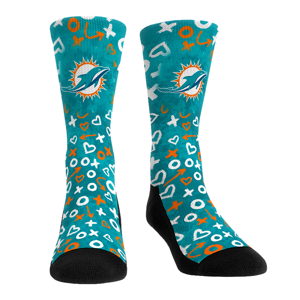 Miami Dolphins - Valentine's Day Hearts