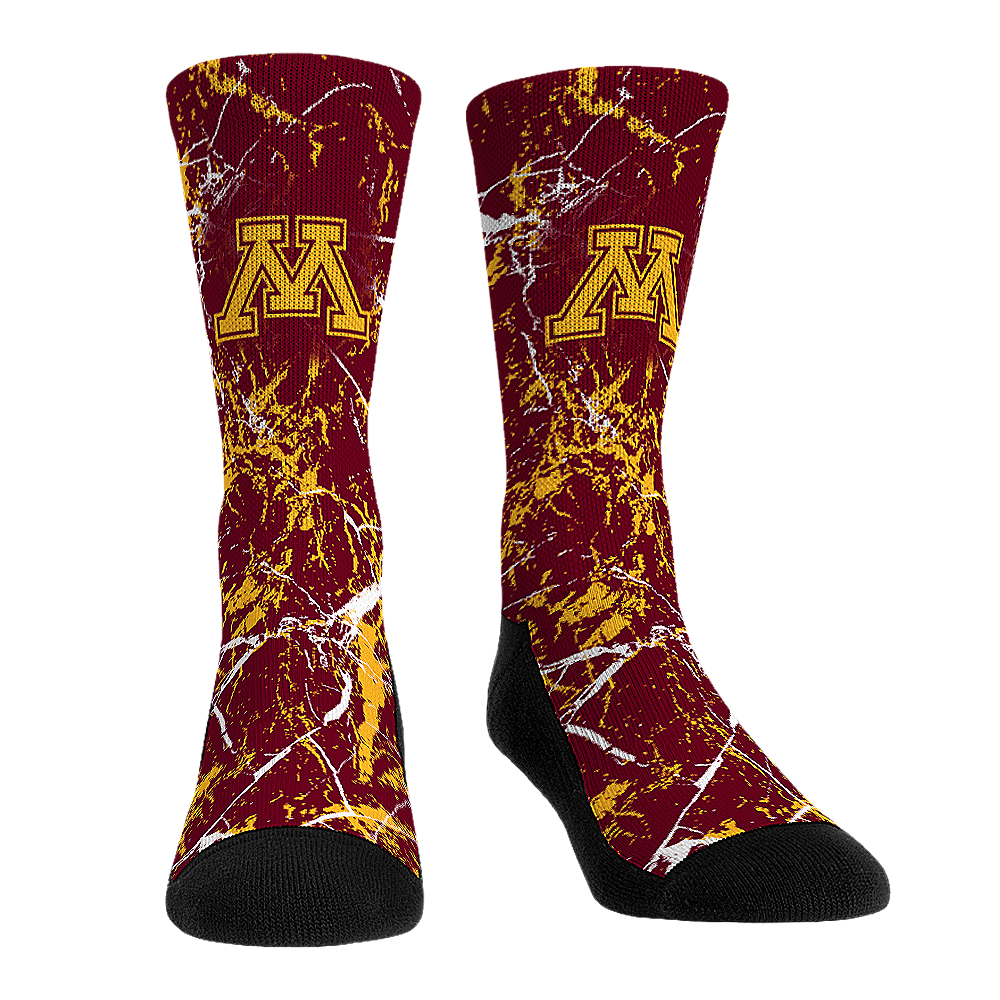 Minnesota Golden Gophers - Cracked Marble