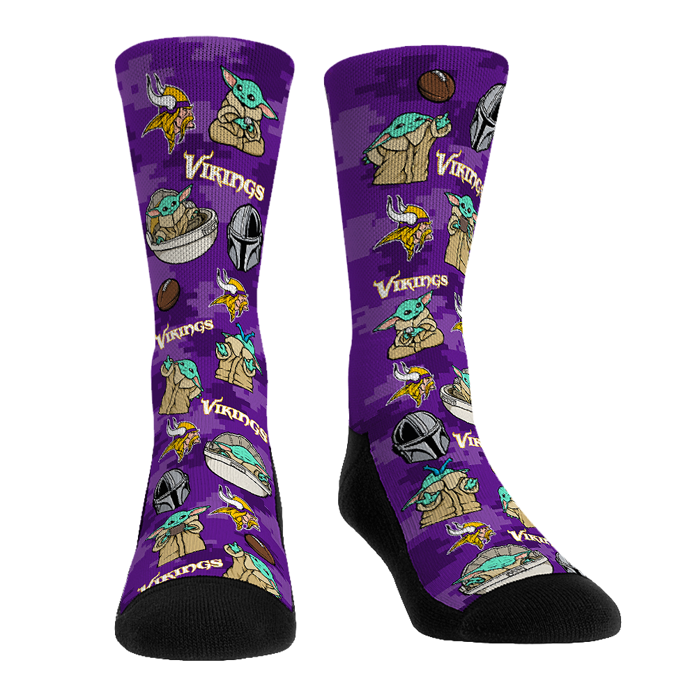 Minnesota Vikings - Star Wars  - Grogu All-Over