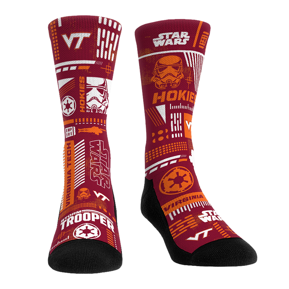 Virginia Tech Hokies - Star Wars  - Stormtrooper Pattern